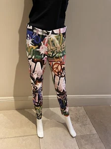 Vintage Moschino Graffiti Pants Size US 10 - Rare Find - Picture 1 of 24