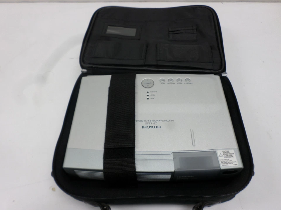 Lot of 1 Hitachi Projector CP-S225 Multimedia Mobile LCD Projector - Image 1 of 4