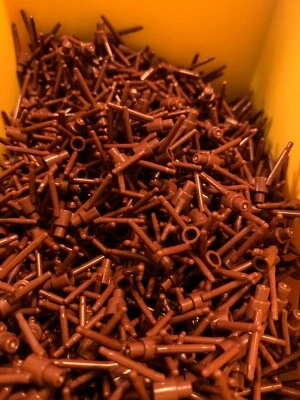 LEGO 1x1 Grass - 24855 - Choose Color x100  - Plants Green Reddish Brown - Image 1 of 2