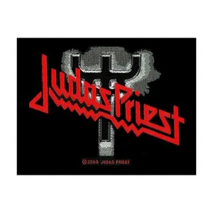 JUDAS PRIEST Standard Patch: LOGO / FORK: symbol Official Merchandise fan gift - Bild 1 von 1