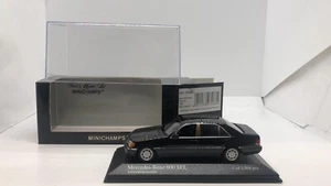 MINICHAMPS MERCEDES BENZ 600 SEL SCHWARZBLAU ED.LIMITATA 1/3504 PZ SCALA 1:43 - Foto 1 di 5