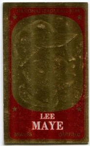 1965 Topps Embossed #62 Lee Maye Milwaukee Braves - Picture 1 of 2