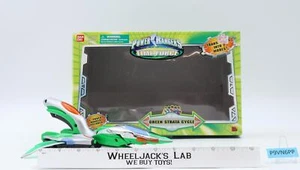 Green Strata Cycle Power Rangers Time Force 2001 Bandai Saban Flight #10043 - Picture 1 of 9