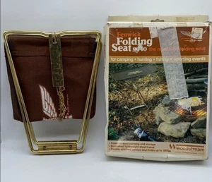 Fenwick Woodstream Portable Folding Fishing Camping Hiking Stool Chair Seat 9040 - Picture 1 of 14