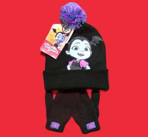 DISNEY ~ VAMPIRINA ... Hat & Mitten Knit Set ... Toddler Size ... NEW - Picture 1 of 10