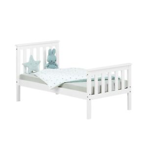 Łóżko juniorskie Łóżeczko dziecięce Maluch Drewniane łóżko Rama łóżka 70x140cm Sosna Homestyle4u