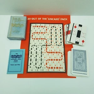 Vintage LinCard Playing Cards Set with Rules & Play Guide Collectible Game Pack - Picture 1 of 15