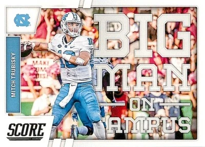 2017 Score Big Man on Campus #2 Mitchell Trubisky NORTH CAROLINA - Image 1 of 2