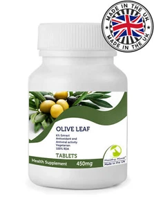 Olive Leaf 450mg Tablets Antioxid Antntiviral Bottle x 90 - Picture 1 of 2