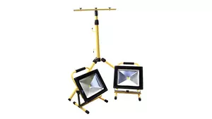 Hengda 2x 50W Headlight LED Floodlight Battery-Chip With Teleskop-Stativ - Picture 1 of 1