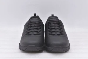Women's Skechers Beja Slip Resistant Work Sneaker in Black SIze 8 108214 - Picture 1 of 5