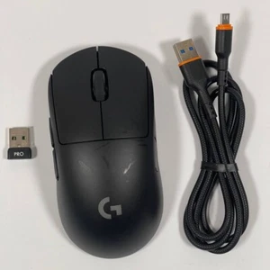 Logitech G PRO Wireless Gaming Mouse Hero 25K Sensor 25 600 DPI RGB Lightweight - Picture 1 of 5