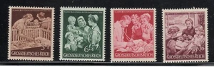 Germany 1944 SC# B 253 - B 256 - 10th Anni. of "Mother and Child" M-NH Lot # 107 - Picture 1 of 1