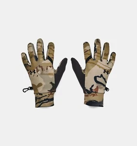 Under Armour UA Men's Early Season Storm Liner Barren Camo Hunt Gloves - Medium - Picture 1 of 8