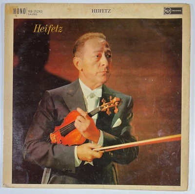 Jascha Heifetz - Heifetz LP 33 RPM RCA RECORDS MONO RB-16243 (LM-2382) UK - Photo 1/4