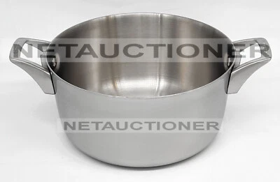 New CALPHALON Premier Space Saving 3 Layer Stainless Steel 6 Qt Stockpot - Image 1 of 4