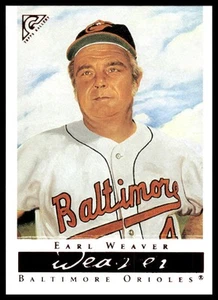 2003 Topps Gallery Hall of Fame #48 Earl Weaver Day sky Baltimore Orioles - Picture 1 of 2