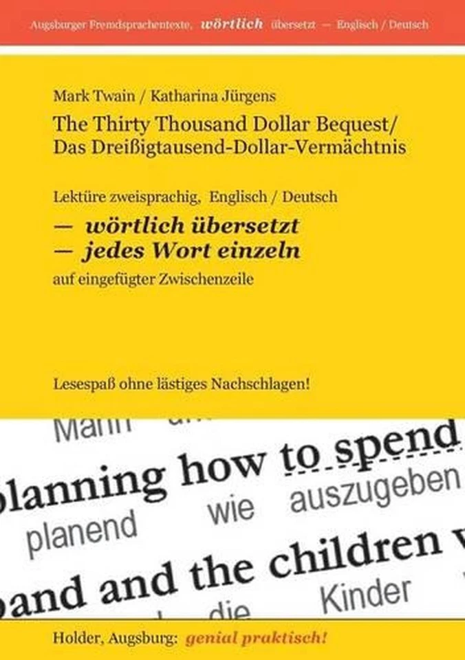 The Thirty Thousand Dollar Bequest / Das Dreiig-Tausend-Dollar-Vermchtnis: Lekt? - Image 1 of 1