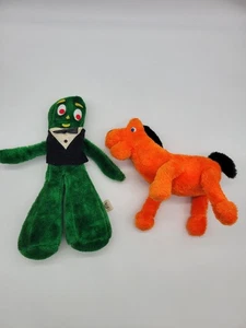 Vintage Gumby & Pokey Ace Neuheit Stofftier Plüsch Sammlerstücke - Bild 1 von 17