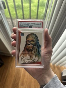 1993 Star Wars Galaxy Chewbacca Peter Mayhew AUTOGRAPH PSA AUTHENTIC - Picture 1 of 2