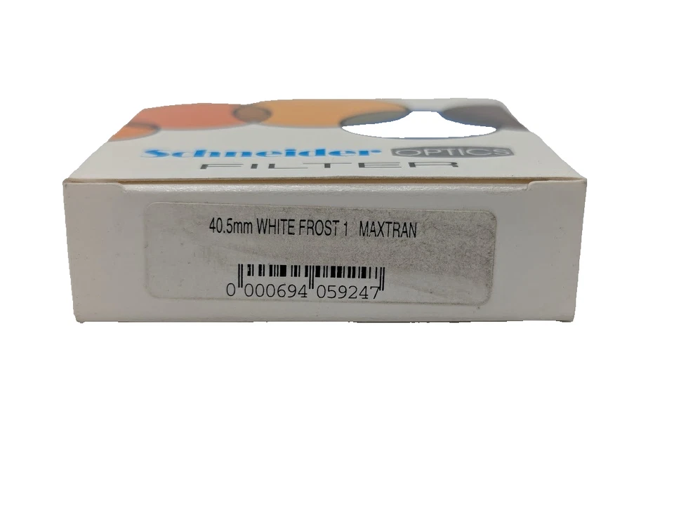 New Schneider Optics 40.5mm White Frost 1 Diffusion Glass Filter - Image 1 of 1