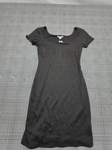 Junior's See You Monday Black Tshirt Scoopneck Dress Size Small - Picture 1 of 3