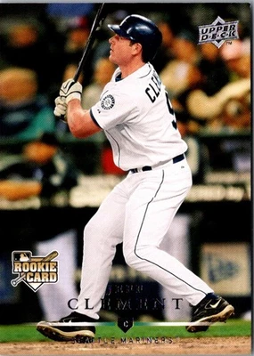 2008 Upper Deck Jeff Clement #311 Seattle Mariners Baseball Card - Image 1 of 2