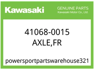 Kawasaki OEM Part 41068-0015 AXLE,FR - Picture 1 of 1