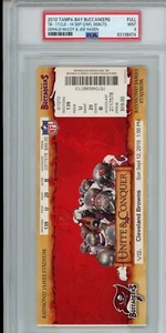9/12 2010 Gerald McCoy Joe Haden NFL Debut Tampa Bay Buccaneers Ticket PSA POP 2 - Picture 1 of 4