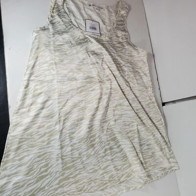 Camiseta sin mangas pijama a rayas de tigre talla XSm Royal Standard para mujer nueva con etiquetas Foto 1 de 4