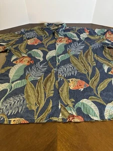 Camisa Batik Bay Para Hombres Hawaiana XL Manga Corta Multicolor Abotonada Usada - Imagen 1 de 6