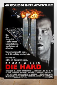 Die Hard Bruce Willis Premium Gloss 24x36 inch Poster | Film Memorabilia Design - Picture 1 of 1