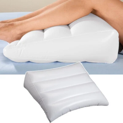 Almohada de cuña inflable para dormir para reflujo ácido ronquidos dolor de espalda acidez estomacal Foto 1 de 4