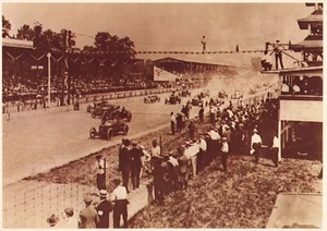 Postal en Indianápolis Indiana-1919 Indy 500 Inicio-#3 Howdy Wilcox Ganador B20 - Imagen 1 de 2