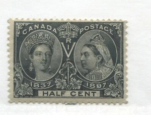 Canada 1897 1/2 cent Jubilee mint o.g. hinged - Picture 1 of 1