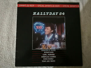 DISQUE 33 tours rock Johnny HALLYDAY 84 NASHVILLE DUO no philips 818644.1