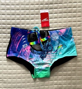 RRP.£27 Brand New Tags Speedo ENDURANCE Allover Swim Briefs Trunks Size 30 - Picture 1 of 14