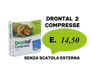 vermifugo per gatti : 2 pastiglie in blister : dron tal - Foto 1 di 1