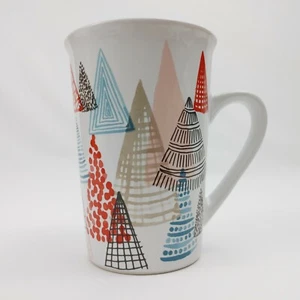 Starbucks 11oz Kaffeebecher weiß mit verschiedenen bunten Bäumen - Urlaub ohne Datum - Bild 1 von 7