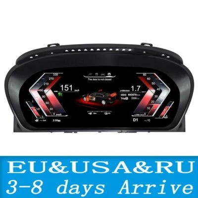 Instrumento de tablero digital LCD para automóvil para BMW Serie 5 E60 E61 E63 E64 M5 06~10 Foto 1 de 4