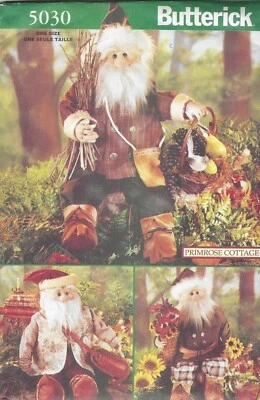 Vintage Stuffed Woodland Elf Doll with Clothes Sewing Pattern UNCUT 26 Inches - Image 1 of 2