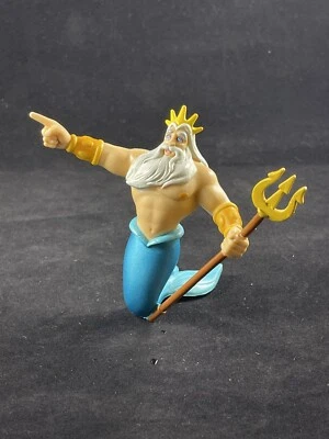 Figura PVC de 3" exclusiva de colección de La Sirenita Rey Trinton de Disney Store  Foto 1 de 3