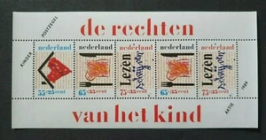 1989 NIEDERLANDE NIEDERLANDE KINDERZEGELS RECHTE ART KINDERRECHTE SEHR GUTER ZEITGEMÄSSER - Bild 1 von 1