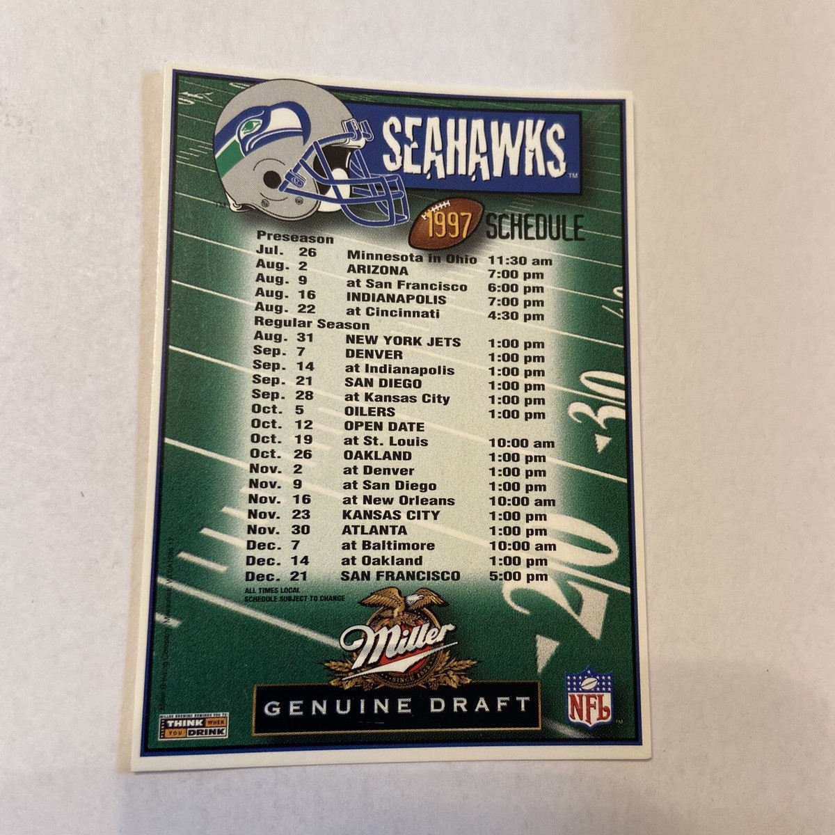 seattle-seahawks-football-original-vintage-sports-schedules-for-sale-ebay