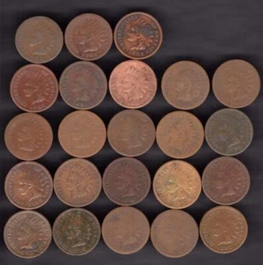 1883 Indian Head Cents ( 23 coins ) - Picture 1 of 1