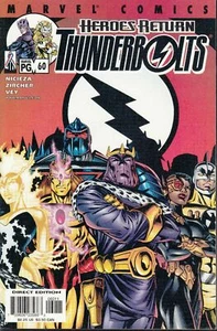 THUNDERBOLTS #60 2002 -NEW WORLD-''HEROES RETURN'' NICIEZA/ ZIRCHER...FN/VF - Picture 1 of 2