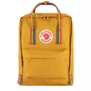 Fjallraven Kanken Rainbow Classic Backpack Ochre / Rainbow - Picture 1 of 4