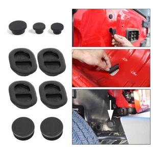 Tailgate/Chassis Floor Drain/Front Frame Tube Hole Plug Kit for Jeep Wrangler JK - Foto 1 di 9