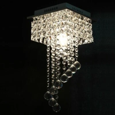 Modern Chandelier Ceiling Light Pendant Crystal Lighting Living Room Bedroom - Image 1 of 4