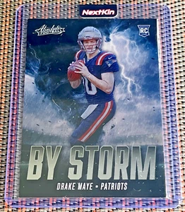 2024 Panini Absolute - By Storm Drake Maye #BS-DME Rookie RC - Picture 1 of 2